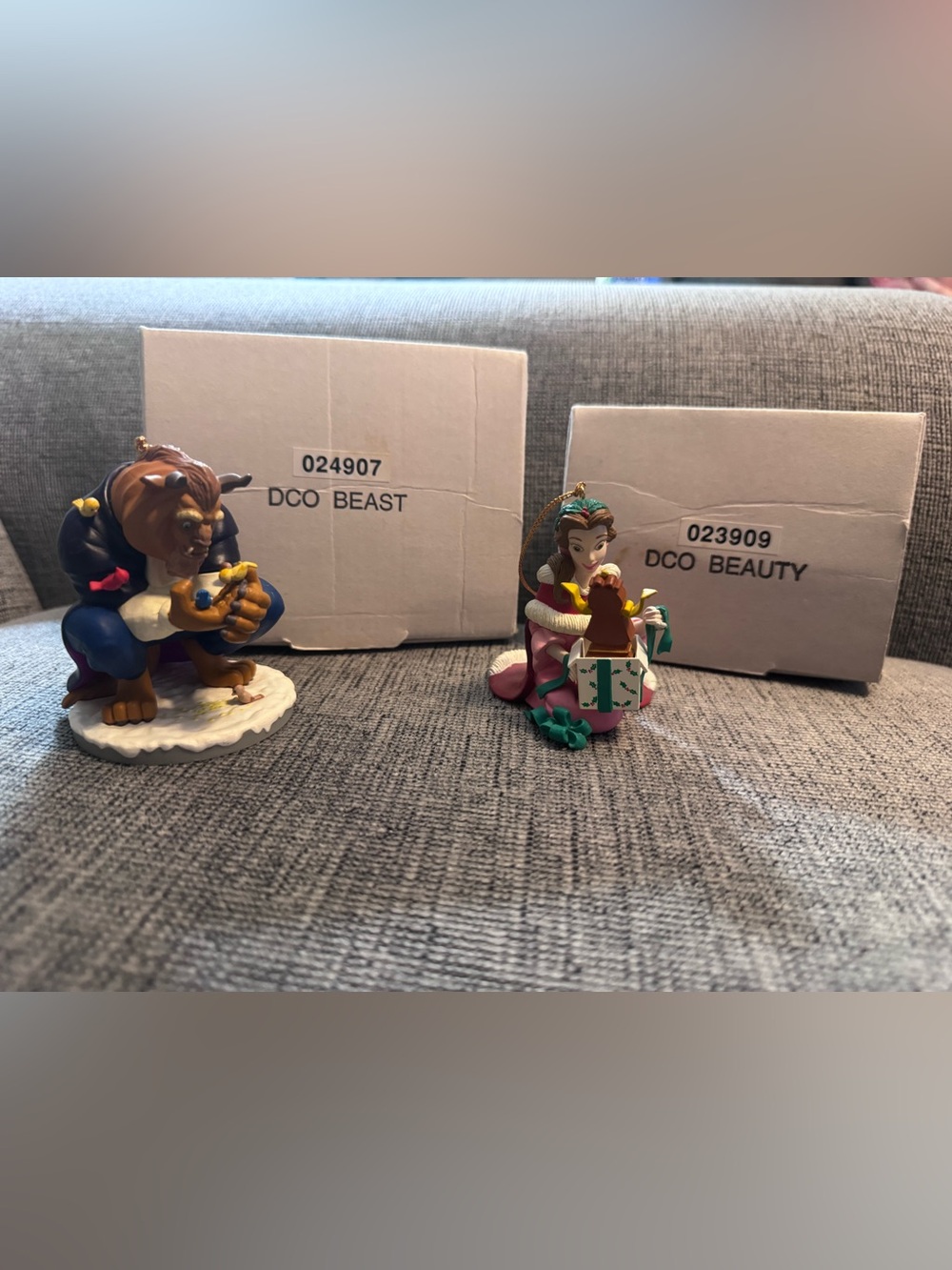 Disney Beauty and the Beast Ornaments